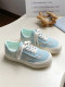 여성용 Renben Canvas Shoes 2024 여름 새 독일 훈련 신발 두꺼운 흰색 신발 부드러운 학생 캐주얼 통기 보드 신발 여성용 Renben Canvas Shoes 2024 여름 새 독일 훈련 신발 두꺼운 흰색 신발 부드러운 학생 캐주얼 통기 보드 신발