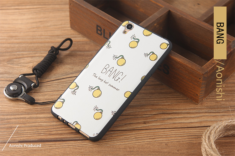 oppor9手机壳硅胶oppo r9浮雕卡通防摔软保护