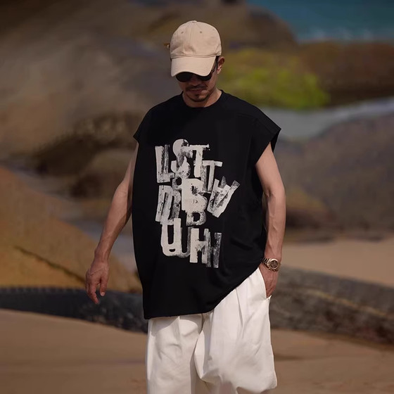 Extra large size 300*0.5kg American retro cotton sleeveless T-shirt men's summer new loose casual and versatile vest trendy
Extra large size 300*0.5kg American retro cotton sleeveless T-shirt men's summer new loose casual and versatile vest trendy