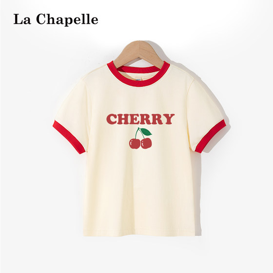 La Chapelle girls short-sleeved t-shirt 2025 new girl summer pure cotton cherry t-shirt children half-sleeved girl
La Chapelle girls short-sleeved t-shirt 2025 new girl summer pure cotton cherry t-shirt children half-sleeved girl