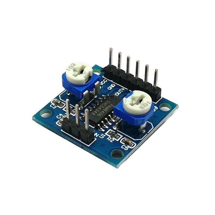 pam8406数字功放板 带音量电位器 立体声无噪音 功放5wx2