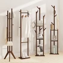 Clothes hanger floor widening European-style hanging hanger high-end small space starter clothes hat rack corner small narrow bedroom small province