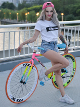 Racing minimalist car variable-speed cross-country damping bike figure performance male and female students cool multi-menu car