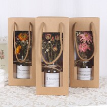 Teachers Day gift immortal flower gift imitation flower plus vase suitable for the dry flower decoration in the bedroom ins wind fragrance