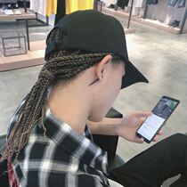 Dirty Dirty Braid Hat Wig Hip-hop Hair Jacket Male Net Reddit Hair Long Hair Natural Invisible Sparkless Twist Bouquet Handsome