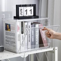 Transparent album storage box acrylic CD disc storage rack display storage box desktop book cabinet