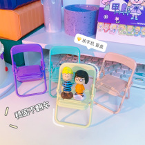 Mobile phone folding bracket Inwind small stool bracket Creative desktop multifunction bracket macaron sloth bracket