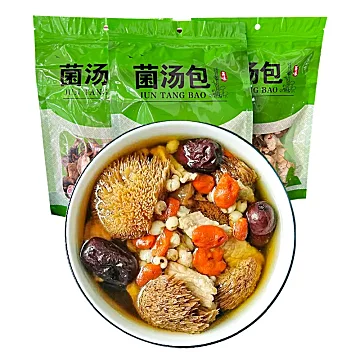 农老松茸菌菇九菌汤包50g*4包[10元优惠券]-寻折猪