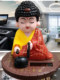 새로운 자동차 태양열 전원 자동차 장착 Tathagata Buddha Robe 개인화 된 창조적 거실 자동 노크 나무 물고기 고개를 끄덕 거리는 장신구 새로운 자동차 태양열 전원 자동차 장착 Tathagata Buddha Robe 개인화 된 창조적 거실 자동 노크 나무 물고기 고개를 끄덕 거리는 장신구
