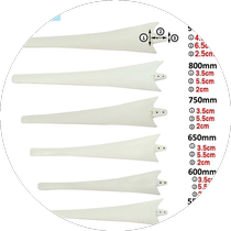 Mür Wind Power 530-900mm Wind Power Generator Blade DIy Wind Power Generator Accessories Blower Blade