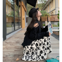 Little butternut jumpy floral sweater sweet and charming dew shoulder care machine