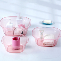 Washbasin Beauty Salon Special Mini Small Basin Hair Salon Beauty Issue Acrylic Plastic Home Wash Vegetable Washing Fruit Basin