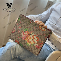 Europe and America 2022 new designer mens bag genuine leather handbag large capacity hand holding bag mobile phone wallet integrated bag man