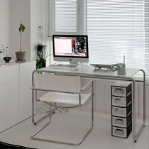 Korea ins net red chair home dining room Book room chair Nordic medieval Bauhaus dining chair Casual Chair Stainless Steel