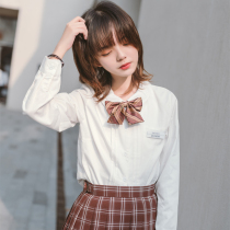 (One-foot room) original 4 basic JK Joker Uniform uniform square collar long-sleeved shirt