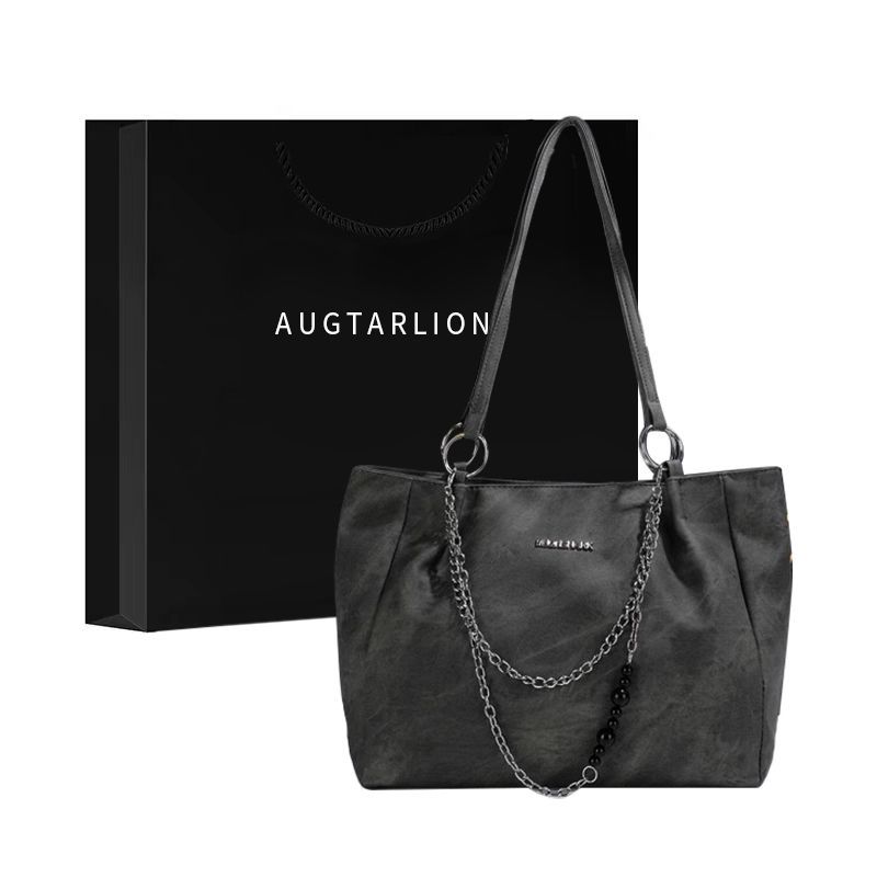 AUGTARLION NEW LARGE CAPACITY PACKAGE BAG WOMEN'S SMALL CROWDCHAIN SATCHEL SINGLE SHOULDER ADVANCED UNIVERSITY STUDENT COMMUTER TOT-TAOBAO