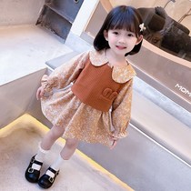 Baraba  ⁇ Girls' dress Spring 2022 new children's playboy's baby dress