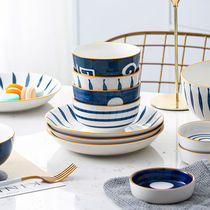 Pots and pansKitchen utensils setDishes dishes bowls plates rice bowls soup bowls ceramic bowls and plates combination bowls and chopsticks