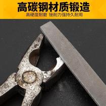 Filing knife steel filing metal woodworking pliers work flat broach model See the familiar flat high carbon steel plate semi-rubbing round triangle