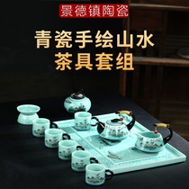 Rosei 1 tea set Jingdezhen ceramic retro-style ceramic hand-painted kung fu teapot teapot set