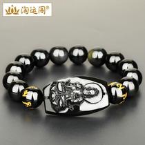 Tao Yunge is a sheep and a monkey big day Tathagata zodiac zodiac Buddha bracelet obsidian colorful obsidian Buddha beads bracelet men and women