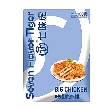 七味虎咔呲脆鸡排100g*5[10元优惠券]-寻折猪