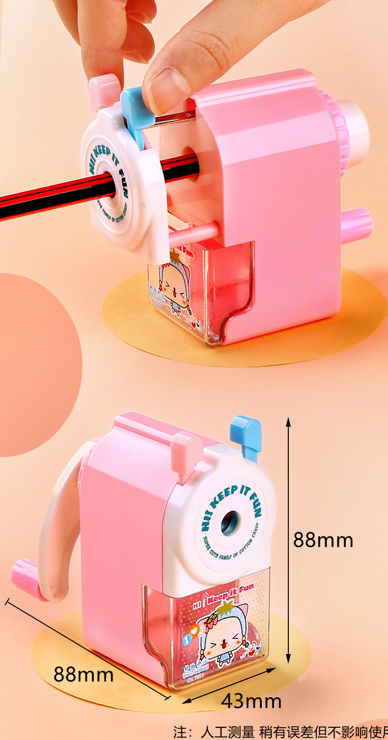 Hand pencil sharpener cartoon pencil sharpener pencil sharpener pencil