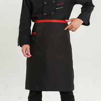 Chef apron apron short Apron Wine Hotel restaurant Home Western restaurant snack bar cafeteria factory waist black