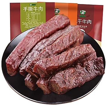 牛肉干内蒙古正宗风干手撕牛肉干500g[5元优惠券]-寻折猪