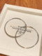 2025 New Earrings 925 Silver Needle Light Luxury High End Circle Earrings Plain Circle Earring Square Face 큰 귀걸이 2025 New Earrings 925 Silver Needle Light Luxury High End Circle Earrings Plain Circle Earring Square Face 큰 귀걸이