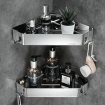 Bathroom triangle shelf without punching 304 stainless steel bathroom shower corner