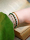 SUMOJEWEL <Wangchun> 새로운 중국 옥 발 금색 팔찌 다목적 패션 간단한 팔찌 SUMOJEWEL <Wangchun> 새로운 중국 옥 발 금색 팔찌 다목적 패션 간단한 팔찌