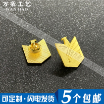 Country Garden Badge Brooch Customized Real Estate Annual Medal Medal Customized High-end Metal Marketing Seal