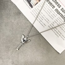 Original DiCaroltman Body Pendant Boys Necklace New small crowdPersonality student Chaumen 100 hitch pendant