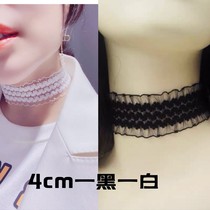 Covering Neck Scarring Ornament Lace Necklace Neck Accessories Woman Neck neck Neck Ornaments Shelter Scar Lock Bone Chain Necklace