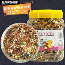 Seafood Harden Food Standard Food Feed Main Food and Vegetable Nutrition Package Bucket with Golden Wire Bear Bakery Food Self-Divided