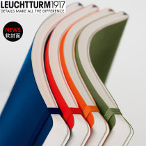 German lighthouse leuchtturm 1917 Macaron color soft cover notebook stationery hand account B5 imitation leather soft surface copy business notepad horizontal line dot matrix blank gift stationery