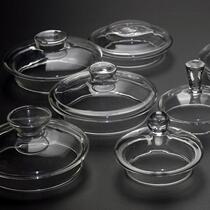 Glass leak Tea accessories pot lid cup cover teapot cover heat-resistant glass lid