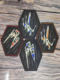악마 사냥꾼 빛나는 벨크로 흑백 흑백 다중 사기 배지 라벨 X-Wing Fighter Luminous 반사 버전 악마 사냥꾼 빛나는 벨크로 흑백 흑백 다중 사기 배지 라벨 X-Wing Fighter Luminous 반사 버전