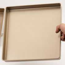 Baking Pan 28x28 Home Non Stick 28cm Square Cake Roll Baking Pan Snowflake Crisp Bull Rolling Sugar Mooncake Cookies