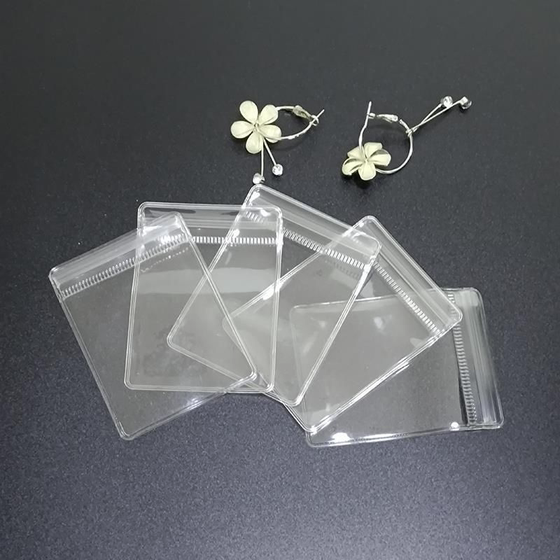 PVC 투명한 보석 보관소 가방 고급 셀프 밀봉 보석 귀걸이 씰 가방 안티 산화 PVC 투명한 보석 보관소 가방 고급 셀프 밀봉 보석 귀걸이 씰 가방 안티 산화