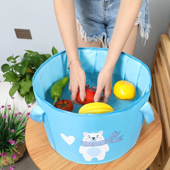 휴대용 접이식 분지 야외 물 분지 여행 용품 발 가방 여행 세탁 분 유역 세면기 발 목욕 휴대용 접이식 분지 야외 물 분지 여행 용품 발 가방 여행 세탁 분 유역 세면기 발 목욕