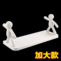 Small shelf toilet kitchen without punch minimalist collection frame with creative adjustment toilet new hook sensation