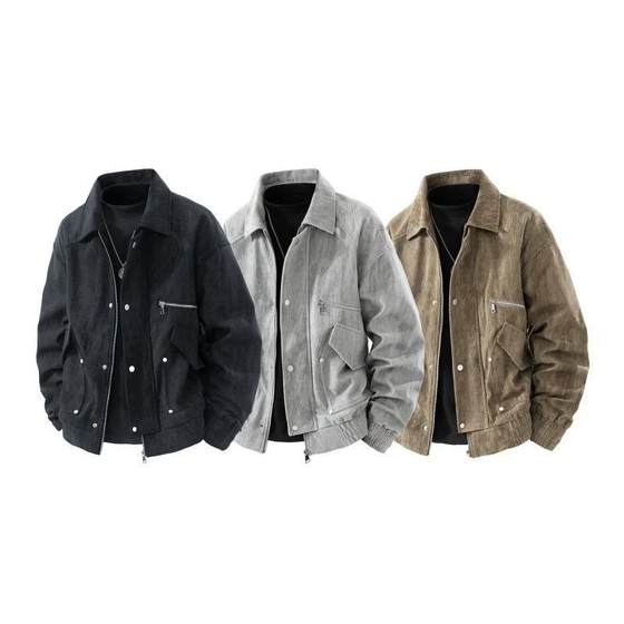 New jacket for autumn men's work jacket fabric casual and versatile Japanese corduroy loose lapel 2025 new
New jacket for autumn men's work jacket fabric casual and versatile Japanese corduroy loose lapel 2025 new