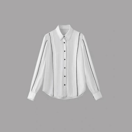 Dahong Yanxuan Store Xiangxi Avenue Black and White Stripe Contrast Color Long Sleeve Shirt for Women in Autumn New Commuter Temperament Shirt
Dahong Yanxuan Store Xiangxi Avenue Black and White Stripe Contrast Color Long Sleeve Shirt for Women in Autumn New Commuter Temperament Shirt
