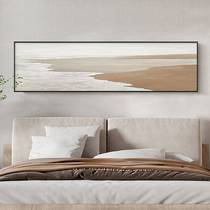 Morandi Humble Style decorates bedroom bedroom wall painting hotel room hanging banner painting banner Nordic abstract painting