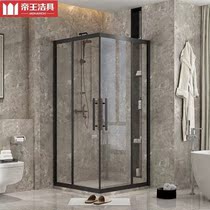 Reich Wang Clean Toilet Customized Bathroom Shower Room Glass Partition Door Dry and wet Separation Toilet Household Washing