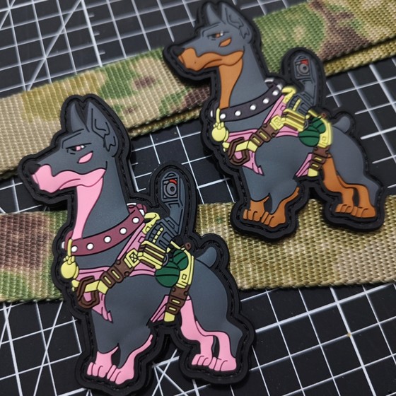K9 Doberman 벨크로 독일어 콜리 빛나는 애완 동물 배지 목자 팔 브렐라 전술 팩 팁 사기 K9 Doberman 벨크로 독일어 콜리 빛나는 애완 동물 배지 목자 팔 브렐라 전술 팩 팁 사기