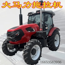 High-horsepower agricultural tractor wheeled diesel cultivator four-wheel four-wheel drive flood and drought plowing trenching cultivator