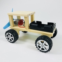 DIY creative wind off-road vehicle Childrens scientific experimental toys student technology to make invention handmade material package